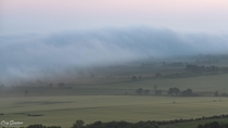 Cloud Tsunami just before sunrise from the Chiltern Hills England  x