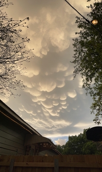 Clouds during storm in Texas