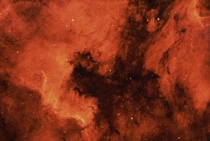 Clouds of Hydrogen in The North America Nebula OC 