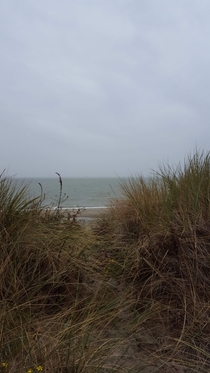 Cloudy beach day at Walcheren The Netherlands 