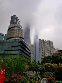 Cloudy day in Shanghai China 