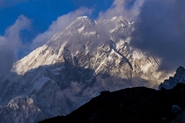 Cloudy Peak Nepal 