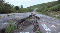 Coal mines under the abandoned town of Centralia PA have been burning since   x-post rHellscapePorn