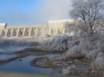 Cold Morning below Pueblo Dam 