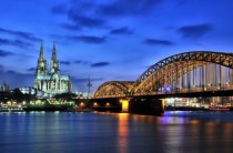 Cologne Cathedral and Hohenzollern Bridge Germany 