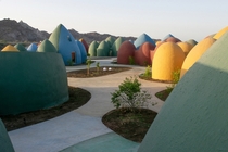 Colorful Domes in Hormuz Island 