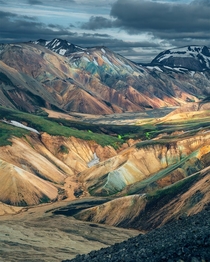 Colorful mountains of the Icelandic Highlands  IG holysht
