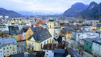 Colourful city of Kufstein Austria Taken  years ago 