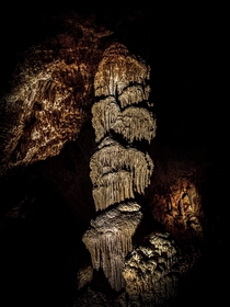 Columns pre-marble at Carlsbad Caverns National Park  x