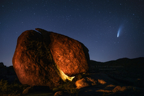 Comet NEOWISE in Joshua Tree NP California 