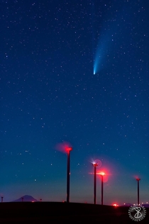 Comet Neowise near Condon Oregon 