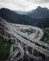 Complexity of overpass in Guizhou China