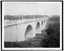 Connecticut Avenue bridge Taft Bridge across Rock Creek the largest unreinforced concrete structure in the world Washington DC  