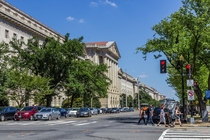 Constitution Avenue in Washington DC 