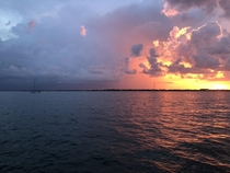 Contrasting sky in Florida