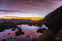 Cordillera Negra Moonrise Ancash Peru  Ryan Kost x