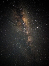 Core of the Milky Way taken with my Phone from the Southern Hemisphere