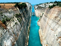 Corinth Canal in Greece 