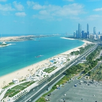 Corniche beach Abu Dhabi