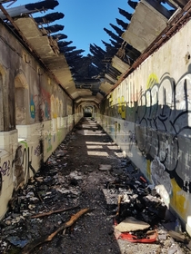 Corridor in an s mental asylum Ireland