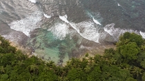 Costa Rica beach from above  OC