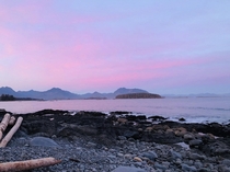 Cotton candy skies in Ucluelet BC 