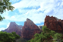 Court of the Patriarchs Zion National Park Utah x 