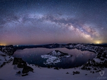 Crater Lake was a magical place last night