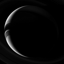 Crescent Saturn Cassini - released March  