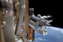 Crew Dragon docked to the International Space Station