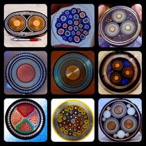 Cross Sections of Various Undersea Cables