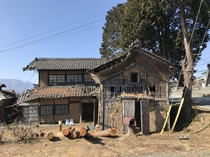 Crumbling house in Yamanashi Japan