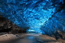 Crystal Cave Skaftafell Iceland  Photo by rvar Atli orgeirsson