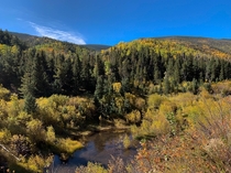 Cuchara Creek - Along the Road to Bear and Blue Lakes - Southern Colorado - North if Stonewall 