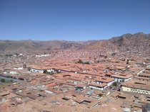 Cusco Peru from atop the San Francisco church