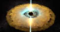 D simulation of a Black Hole 