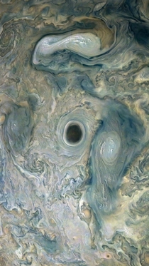 Dark vortex of Jupiter Credit NASAJPL-CaltechSwRIMSSSGerald EichstdtSen Doran