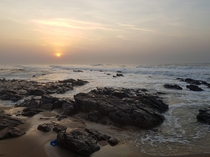 Dawn at Rushikonda Beach Vizag India 
