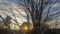 Dawn in winter Royalton VT OC