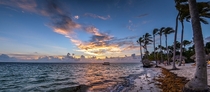 Dawn over the Ocean in the Dominican Republic  by Aleksandr Kukhto