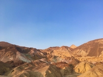 Death Valley California August  