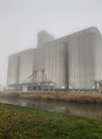 Decaying silo grain  Romania 