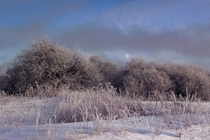 December in Volga region Russia 