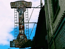 Decrepit theatre sign in Portland OR  x-post from ritookapicture