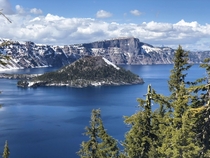 Deep Water in A Sleeping Volcano Crater Lake NP Oregon 