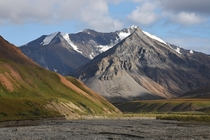Denali National Park Anywhere else in the US a mountain like this would be named In Alaska its just one of thousands of beautiful rugged nameless peaks 