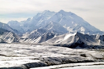 Denali of Alaksa Range seen from Eilson during early winter  x