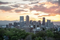 Denver skyline from Cheesman Park