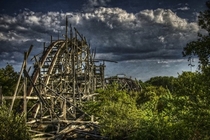 Derelict Comet coaster in Lincoln Park Mass Abandoned since  