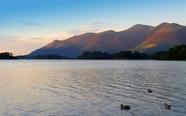 Derwent Water Lake District England 
